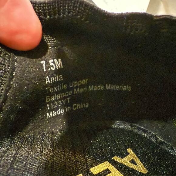 Aerosoles NWT Anita Scalloped Elastic Ballet Flats Women's 7.5M Black Minimalist - Picture 7 of 9